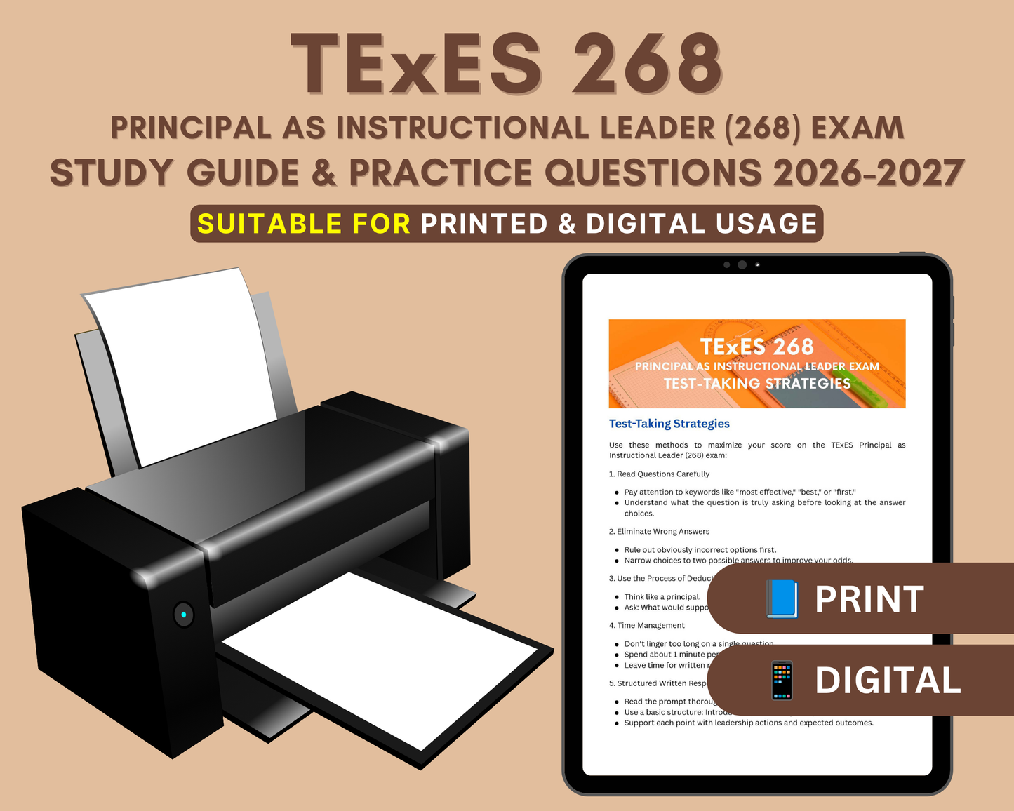 TExES Principal as Instructional Leader (268) Study Guide 2026-2027