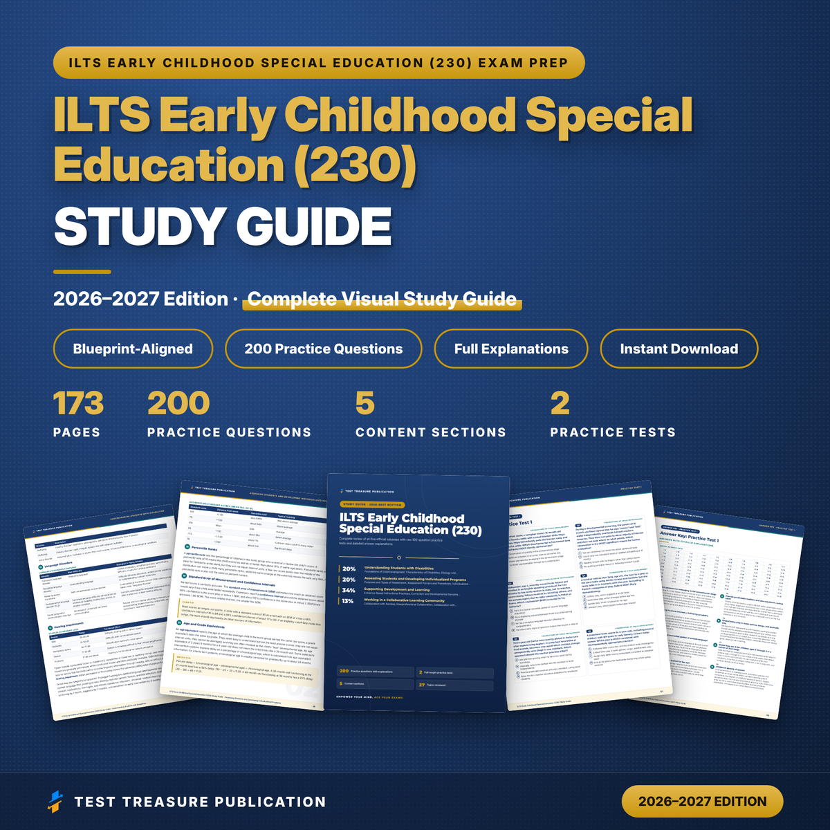 ILTS Early Childhood Special Education (230) Study Guide 2026–2027 | Illinois ECSE Teacher Exam Prep, Illustrated, 200 Practice Questions