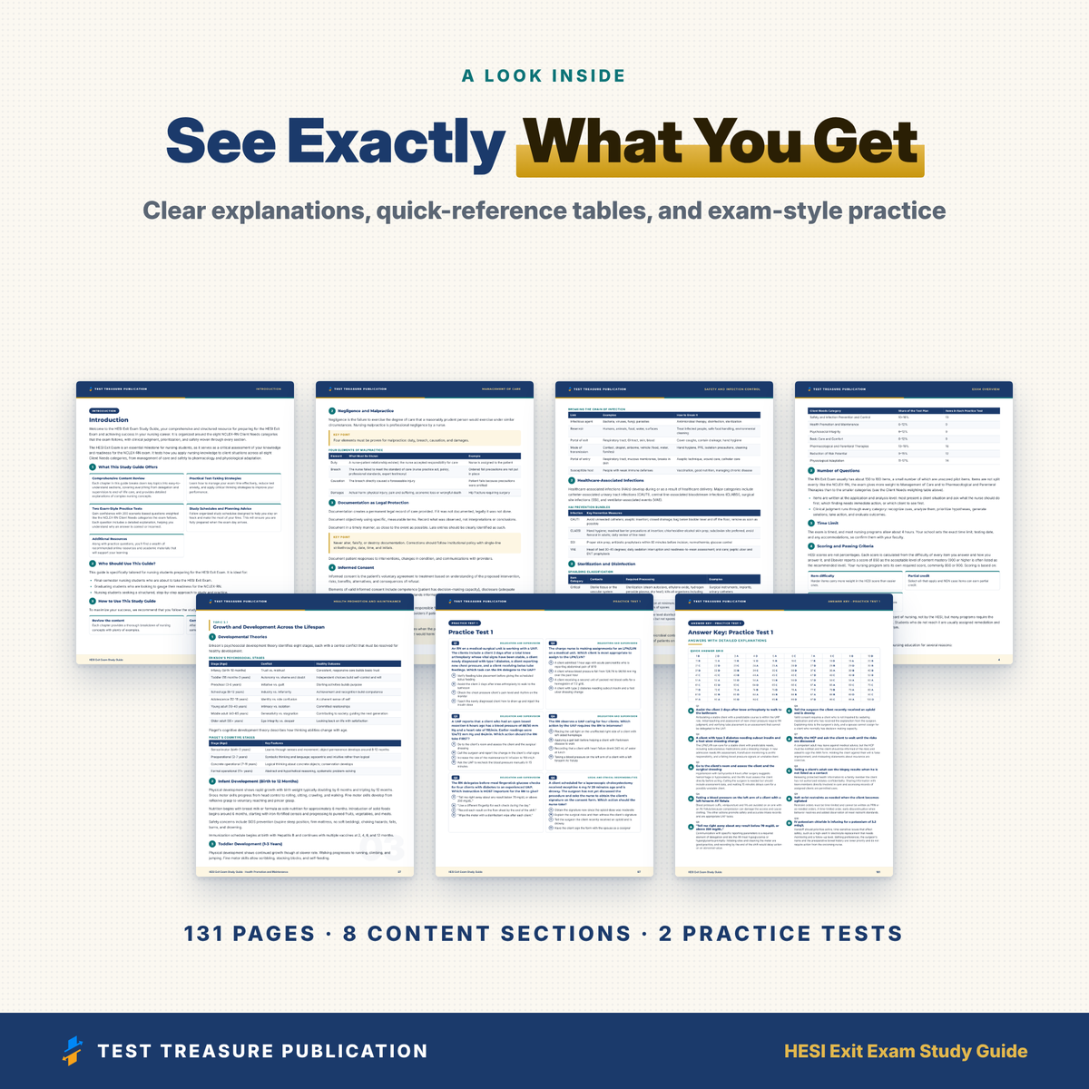 HESI Exit Exam Study Guide 2026–2027 | HESI RN Exit Exam Prep, Illustrated, 200 Practice Questions (pdf)