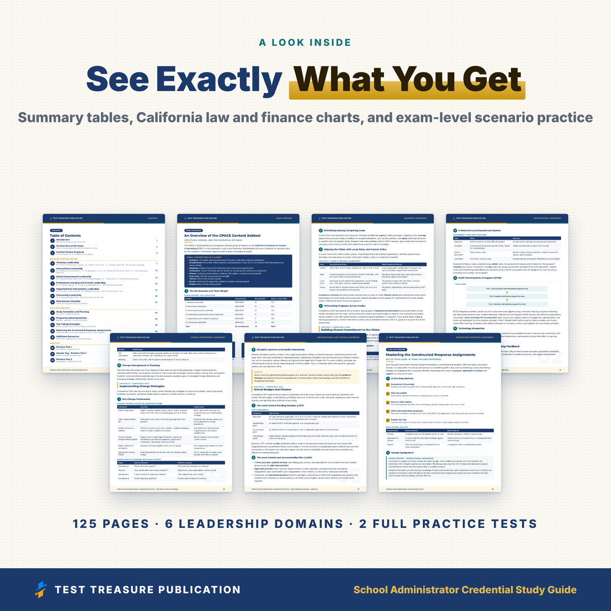 California School Administrator Credential Study Guide 2026-2027 for the CPACE Content Exam, 200 Practice Questions, Principal PDF