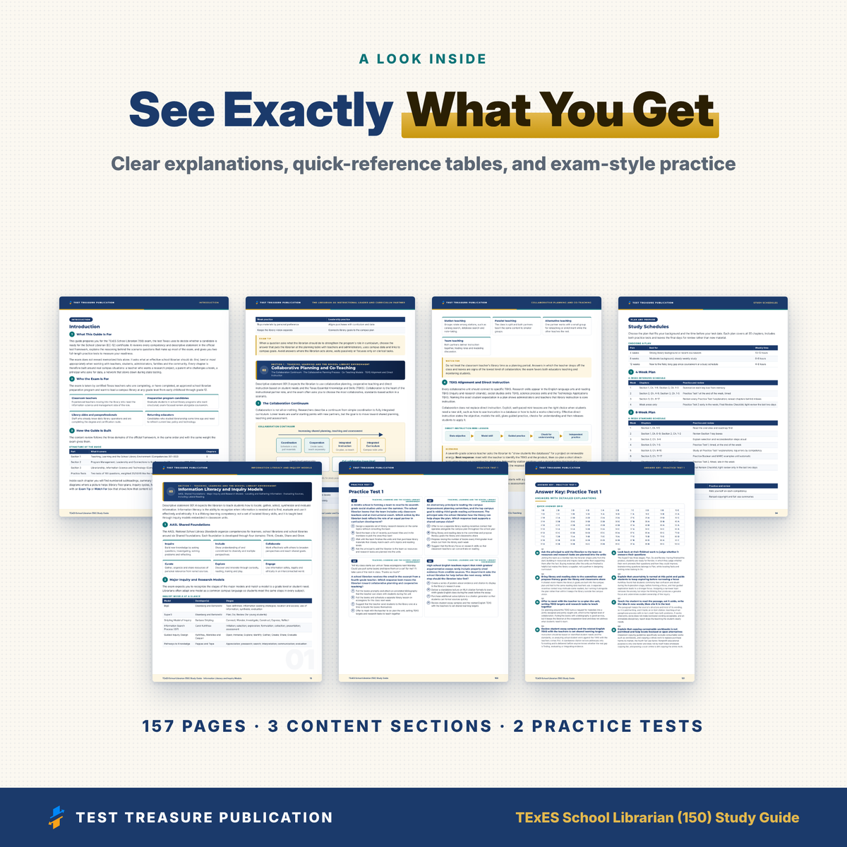 TExES School Librarian 150 Study Guide 2026–2027 | Texas School Librarian EC-12 Certification Prep | 200 Practice Questions PDF