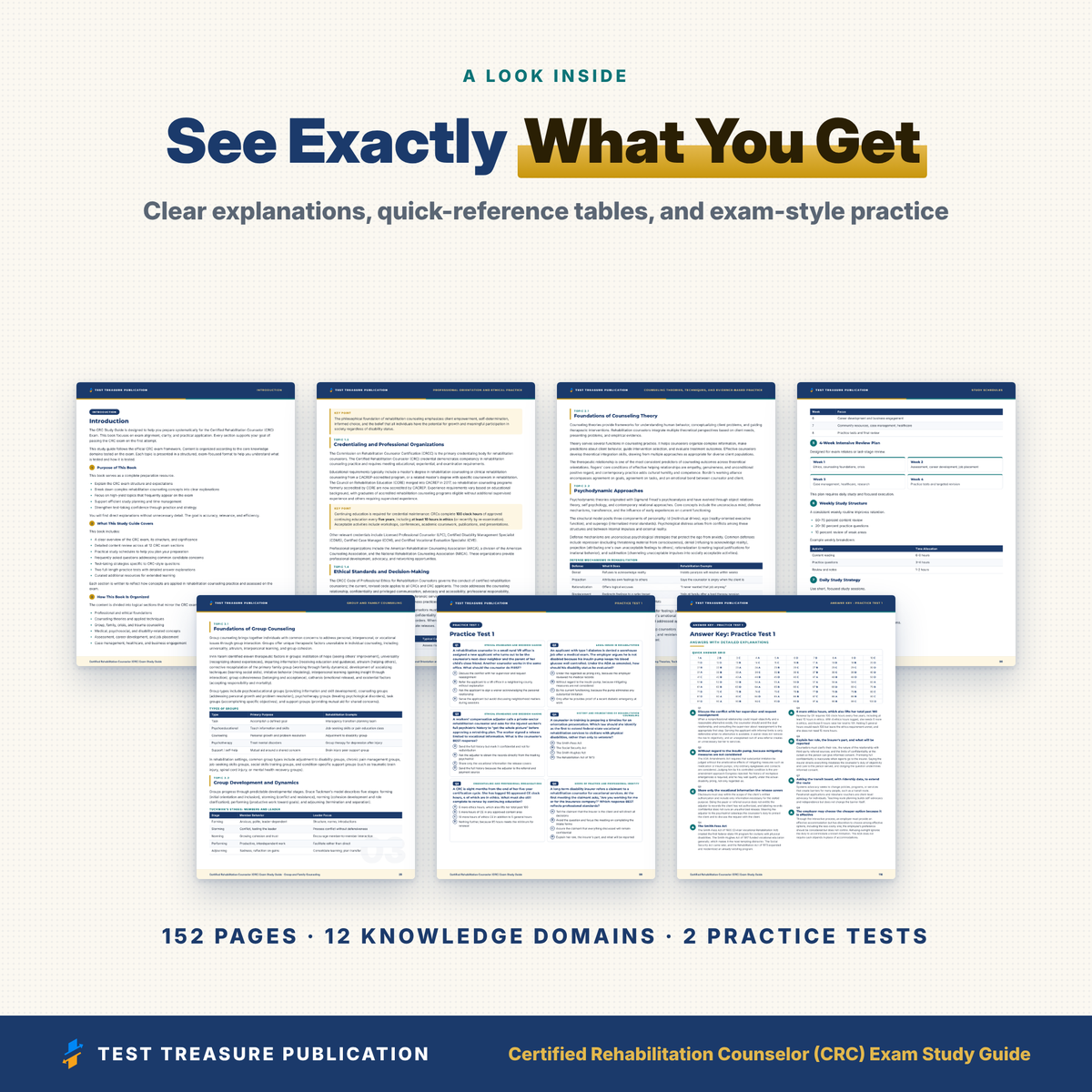 CRC Exam Study Guide 2026–2027 | Certified Rehabilitation Counselor Exam Prep, Illustrated, 200 Practice Questions with Explanations (PDF)