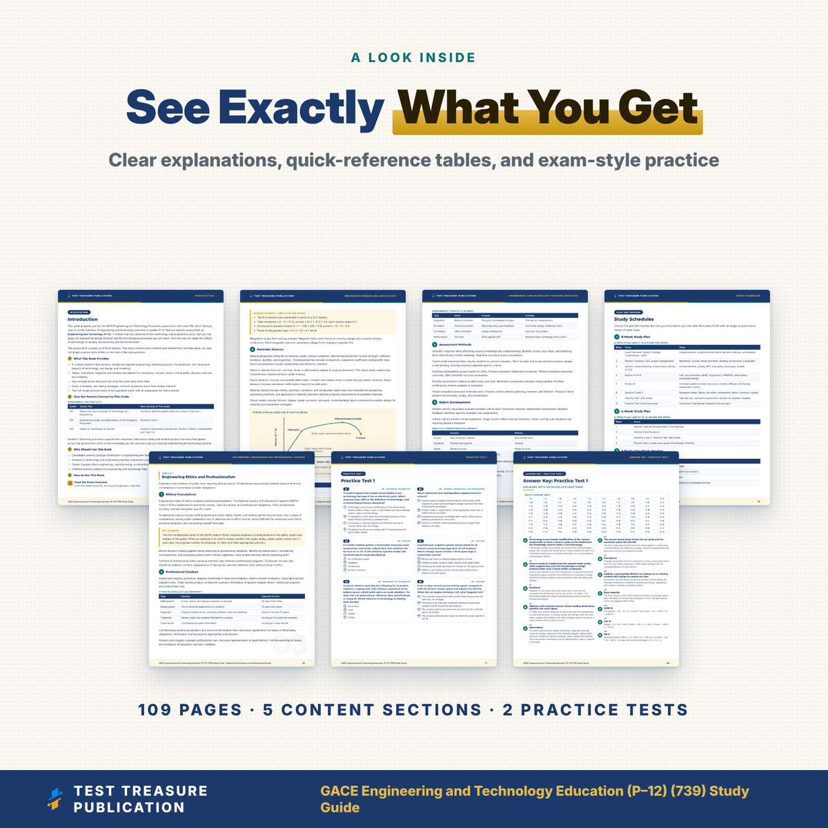 GACE Engineering and Technology Education 739 Study Guide 2026–2027 | GACE 739 Test Prep | Georgia Teacher Exam | 200 Practice Questions PDF