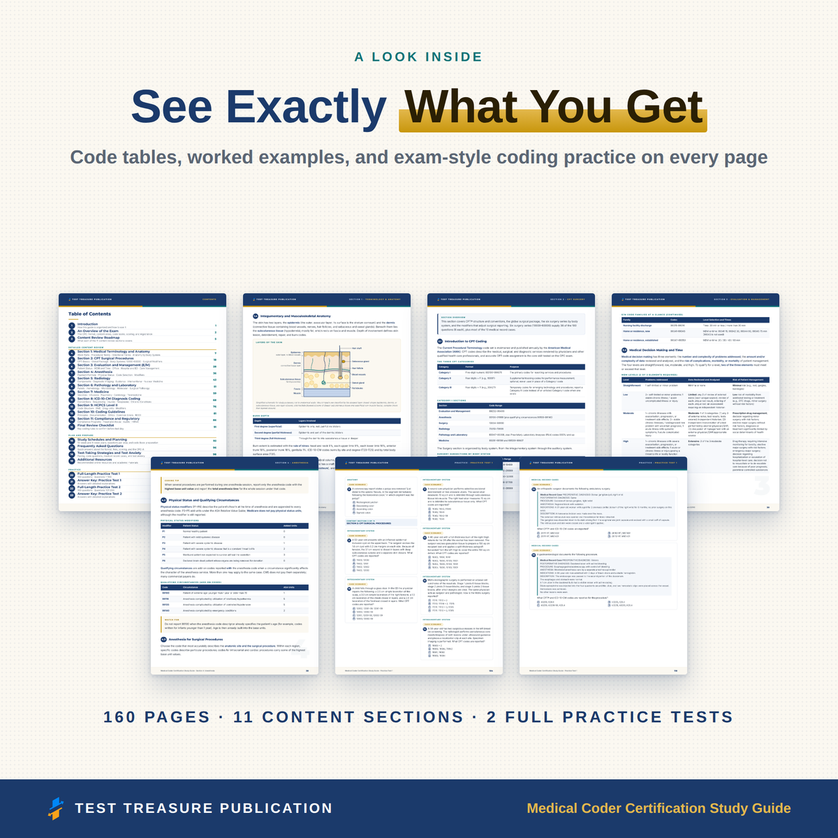 Medical Coder Certification Study Guide 2026-2027 | Medical Coding Exam Prep for the CPC Exam | 200 Practice Questions | Printable PDF