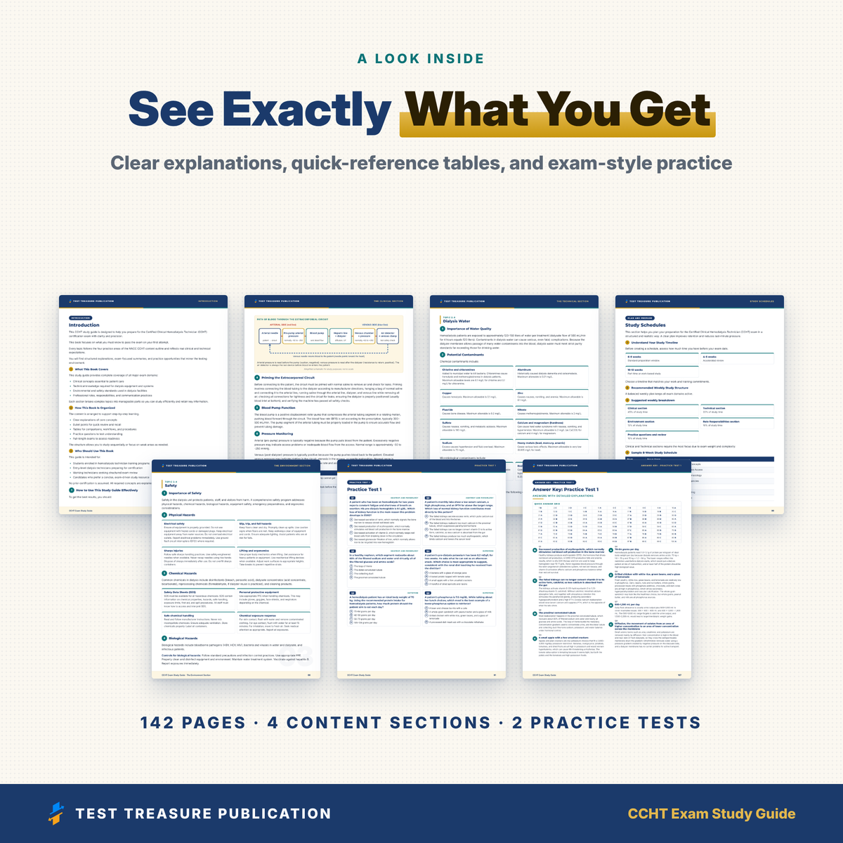 CCHT Exam Study Guide 2026–2027 | Certified Clinical Hemodialysis Technician Prep | Dialysis Tech | 200 Practice Questions | PDF