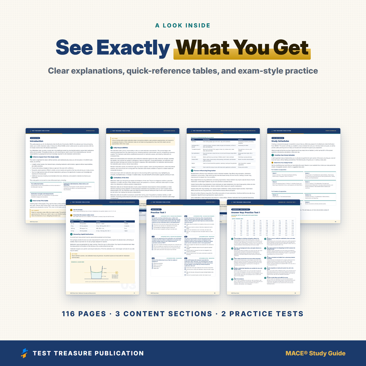 MACE Study Guide 2026-2027 | Medication Aide Certification Exam Prep, 200 Practice Questions, Med Aide CMA Test Review PDF