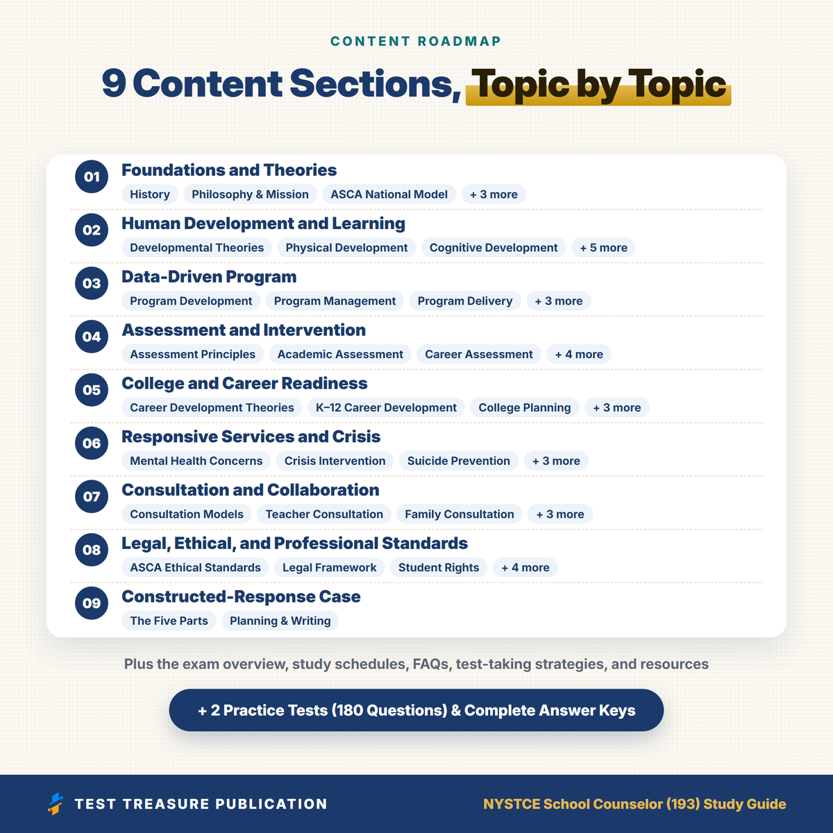 NYSTCE School Counselor (193) Study Guide 2026–2027 | New York School Counselor CST Exam Prep + Practice Tests