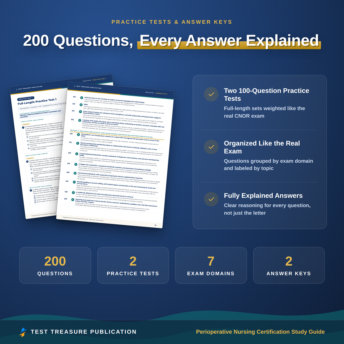 Perioperative Nursing Certification Study Guide 2026-2027 | OR Nurse Exam Review for the CNOR® Exam | 200 Practice Questions | PDF