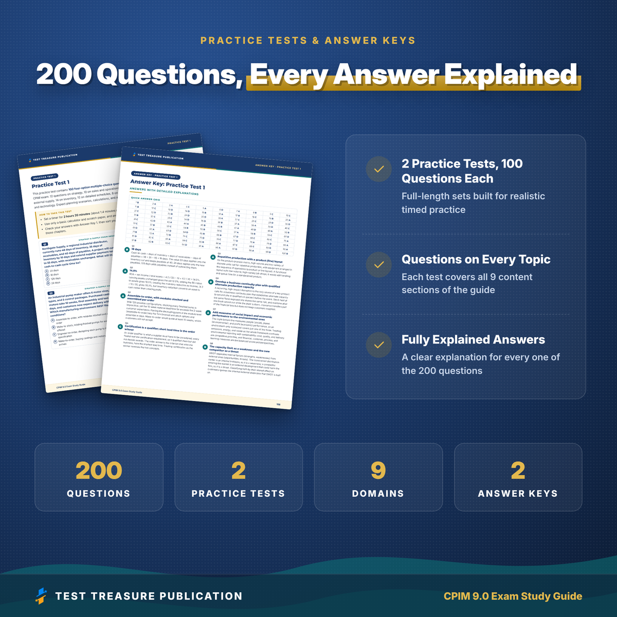 CPIM 9.0 Exam Study Guide 2026–2027 | Certified in Planning and Inventory Management Prep + Practice Tests