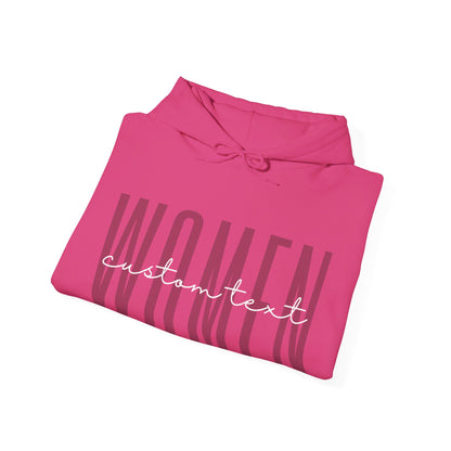Personalized Women -  Hooded Sweatshirt