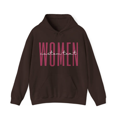 Personalized Women -  Hooded Sweatshirt