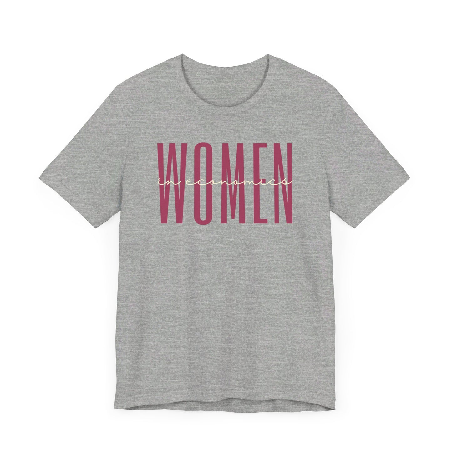 Empowering Women in Economics T-Shirt - Inspirational Gift for Female Economists, Analysts, and Policy Makers