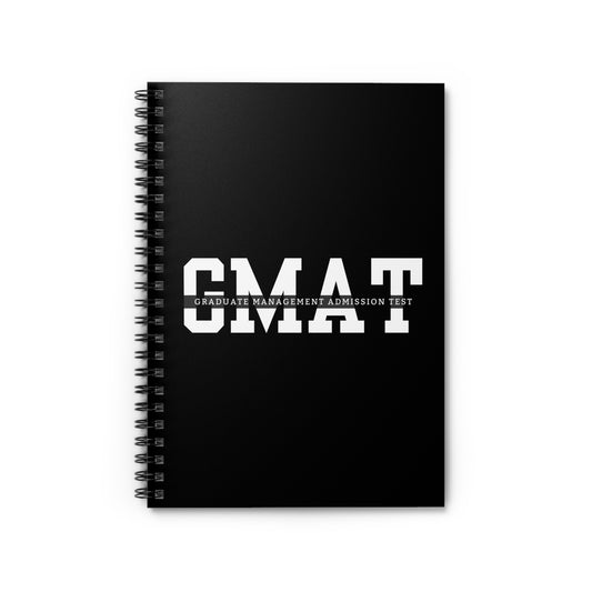 GMAT Prep Notebook - Graduate Management Admission Test Study Journal, Ruled Line