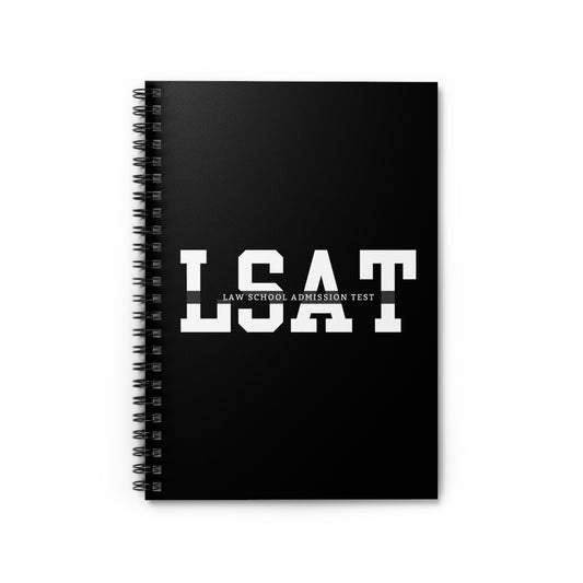 LSAT Prep Notebook - Law School Admission Test Study Journal, Ruled Line