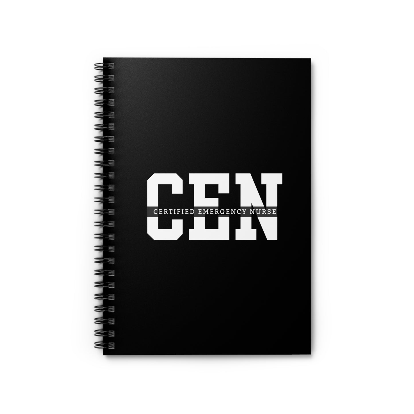 CEN Exam Prep Notebook - Certified Emergency Nurse Ruled Line Study Journal