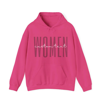 Personalized Women -  Hooded Sweatshirt