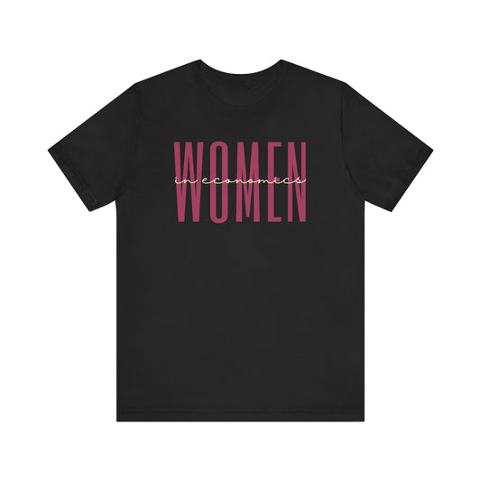 Empowering Women in Economics T-Shirt - Inspirational Gift for Female Economists, Analysts, and Policy Makers