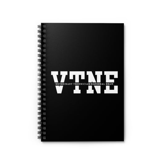 VTNE Prep Notebook - Veterinary Technician National Exam Study Journal, Ruled Line