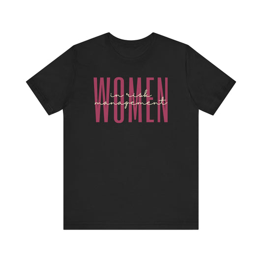 Empowering Women in Risk Management T-Shirt - Inspirational Gift for Female Risk Analysts, Managers, and Consultants