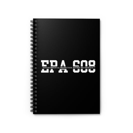 EPA 608 Certification Exam Notebook - Section 608 HVAC Study Journal, Ruled Line