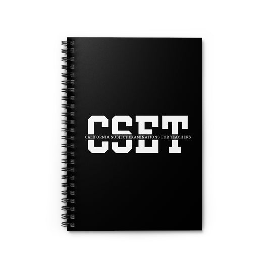 CSET Exam Prep Notebook - California Subject Examination for Teachers Study Journal