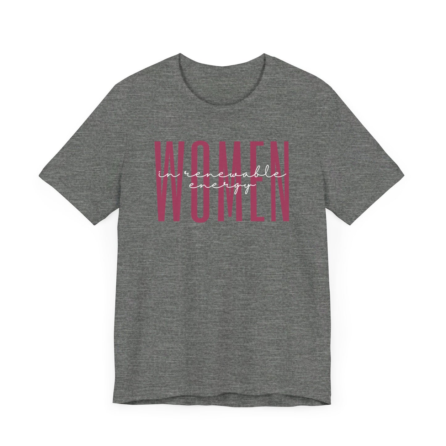 Empowering Women in Renewable Energy T-Shirt - Inspirational Gift for Female Energy Professionals, Engineers, and Eco-Warriors