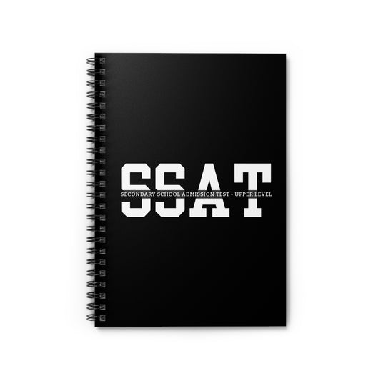 SSAT Upper Level Prep Notebook - Secondary School Admission Test Study Journal