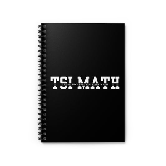 TSI Math Prep Notebook - Texas Success Initiative Study Journal, Ruled Line