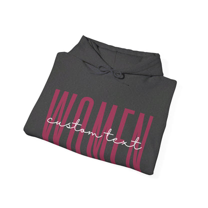 Personalized Women -  Hooded Sweatshirt