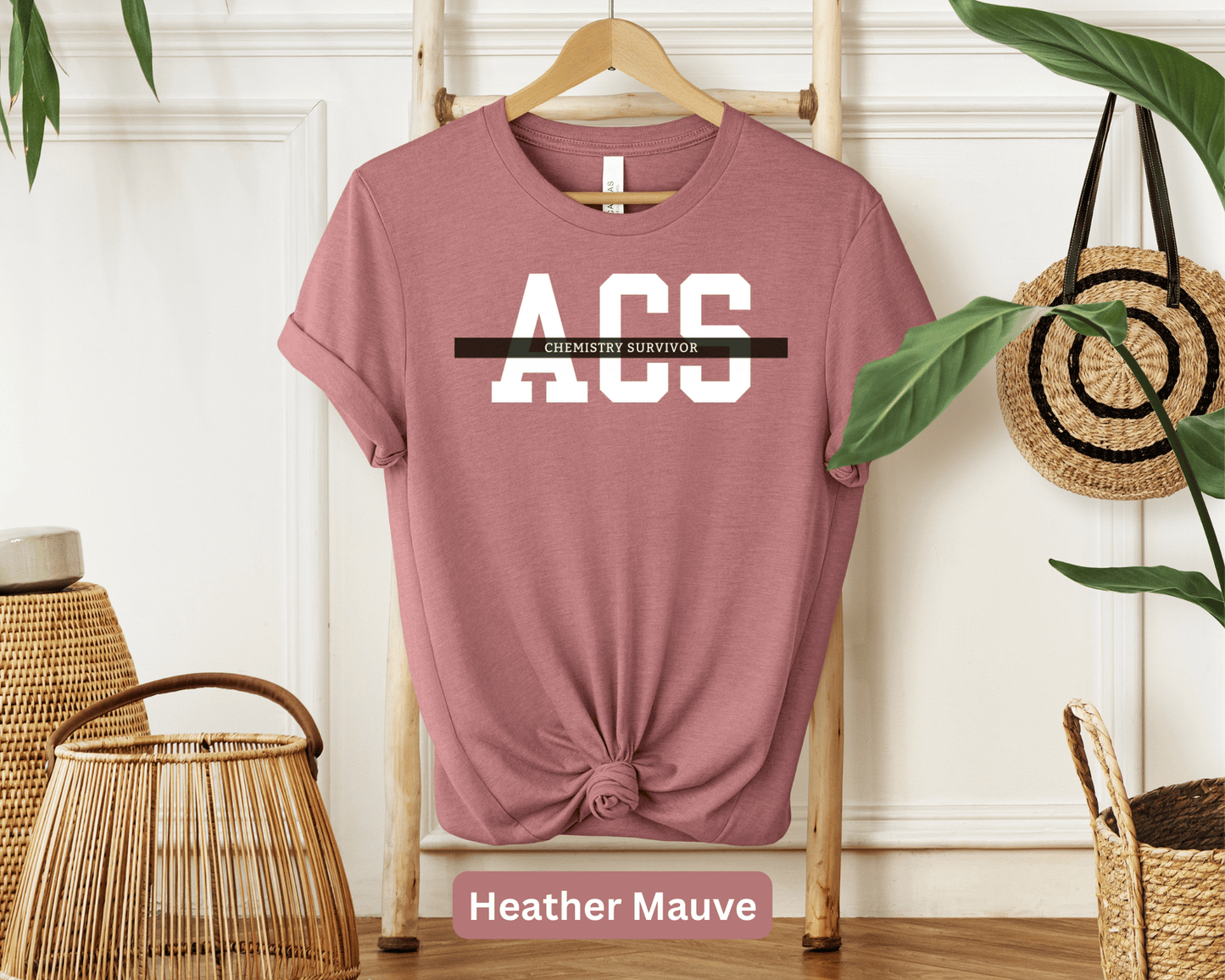 ACS Chemistry Survivor T-Shirt | American Chemical Society Exam Tee | Chemist Certification Success | Chemistry Major | Lab Scientist Gift