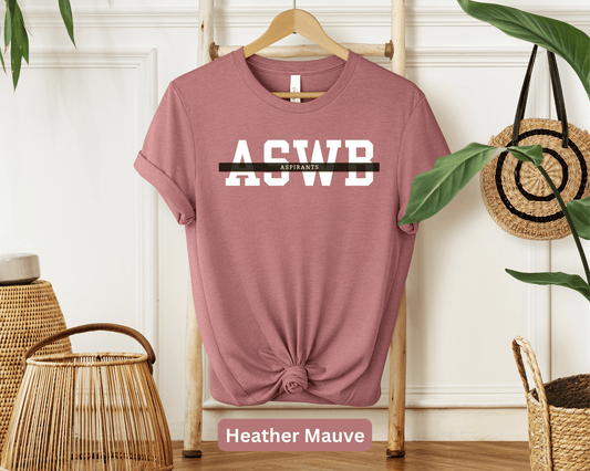 ASWB Exam Prep T-Shirt - Master Your Social Work Boards with Inspirational LCSW Gear