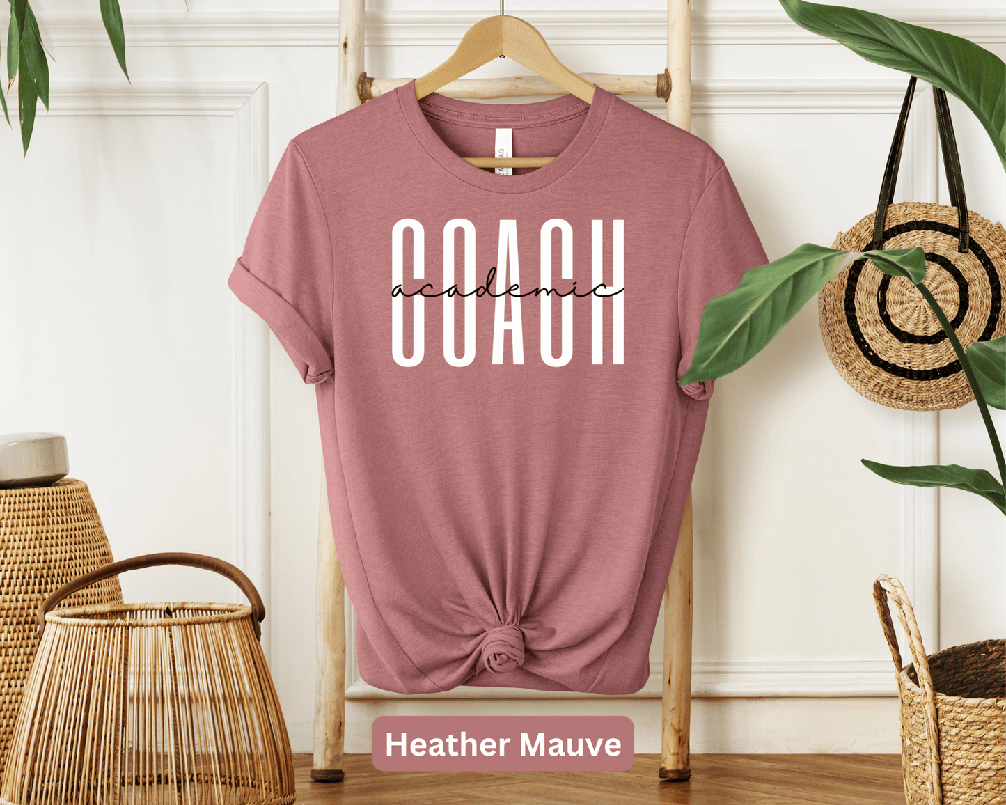 Academic Coach T-Shirt - Mentor and Tutor Gift Tee - Education Support Shirt