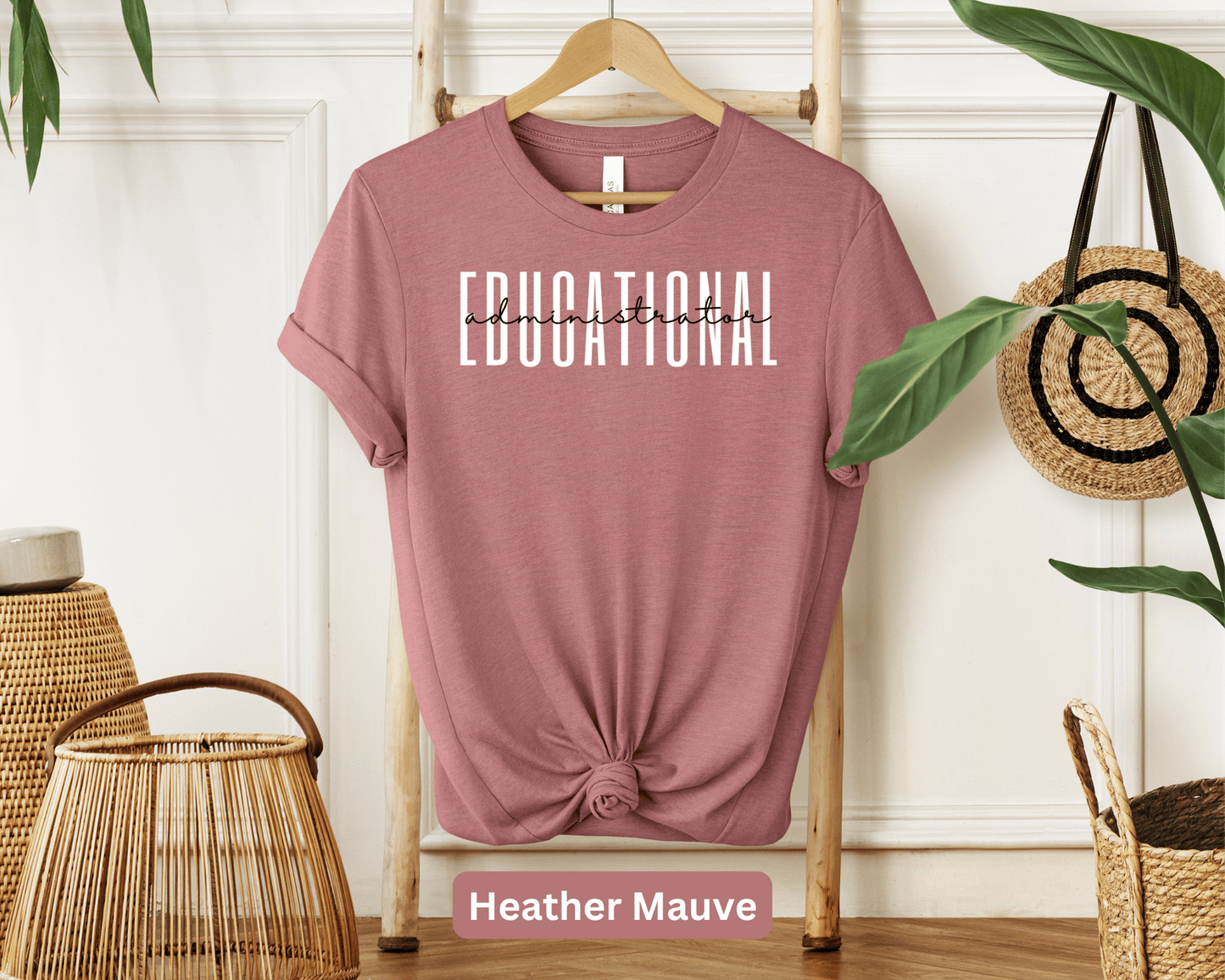 Educational Administrator: School Leadership Tee, Academic Manager Shirt, Education Professional Top, Campus Director Apparel