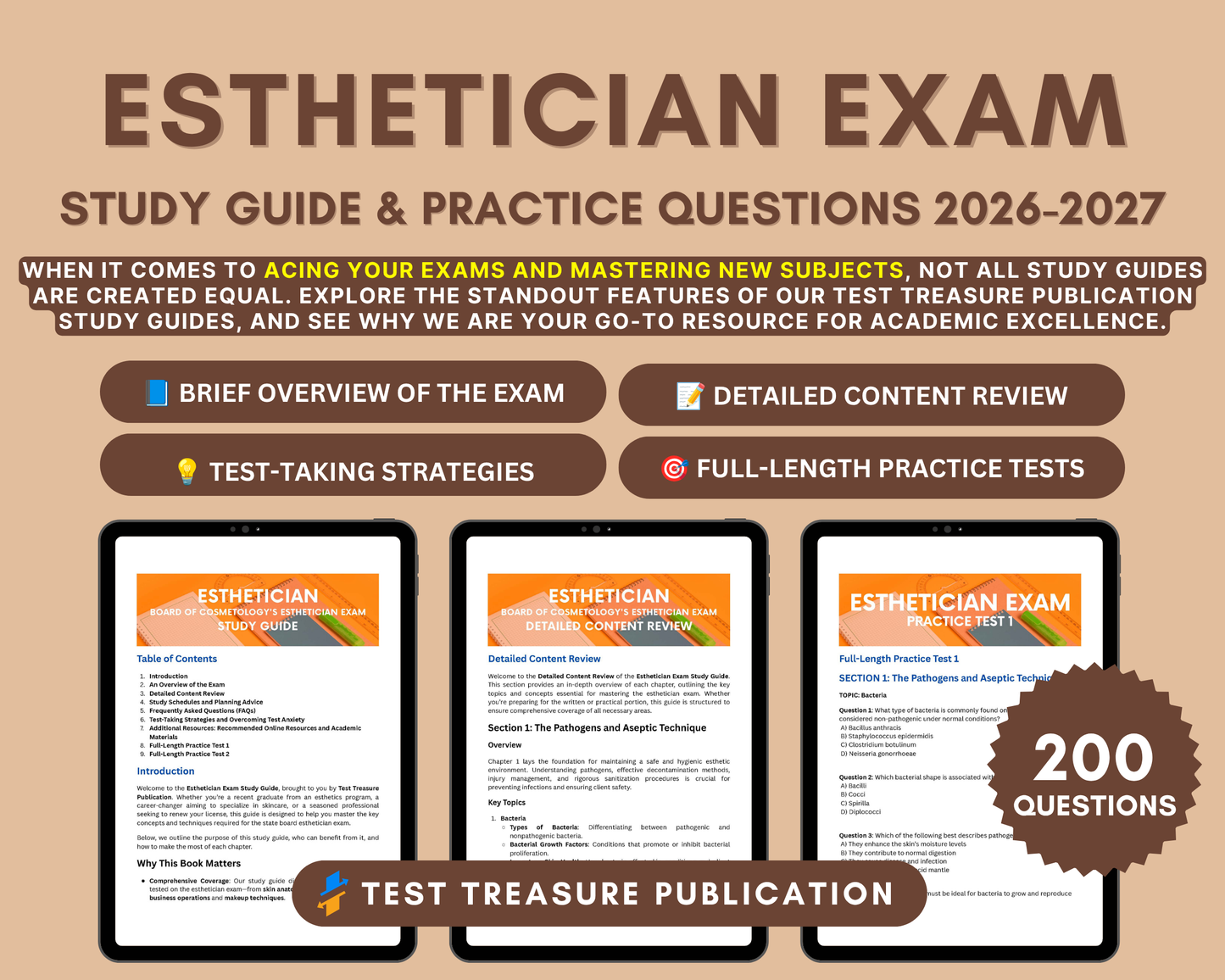Esthetician Exam Study Guide 2026-2027