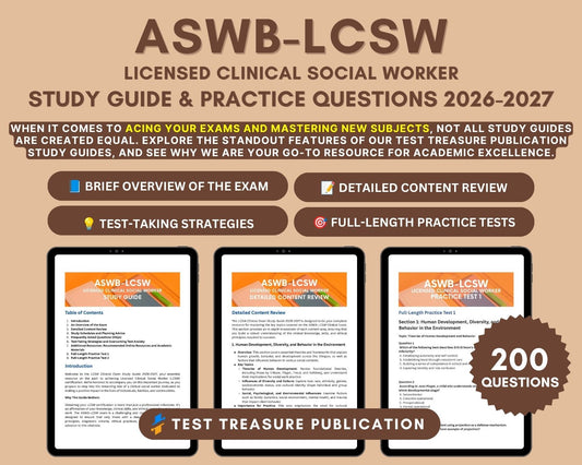 LCSW Clinical Exam Study Guide 2026-2027: In-Depth Review, Practice Tests & Strategies for Licensed Clinical Social Worker - ASWB LCSW Exam