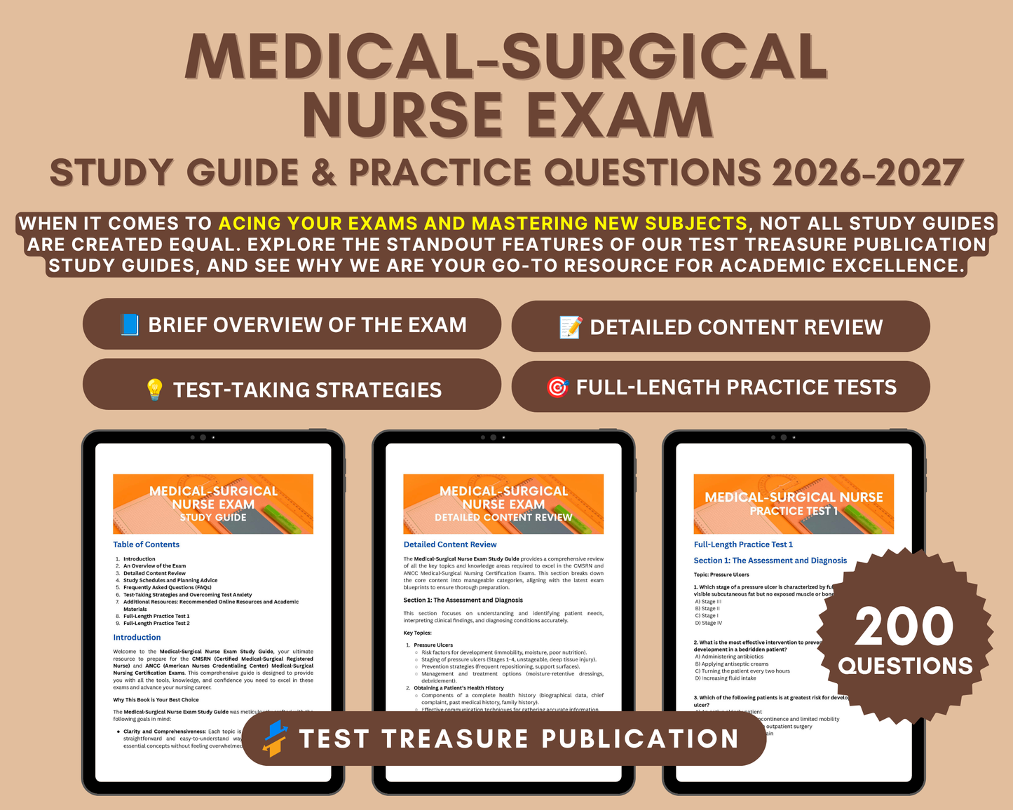 Medical-Surgical Nurse Exam Study Guide 2026-2027