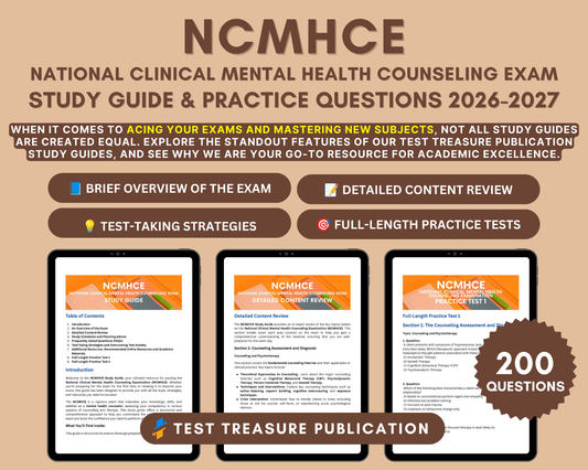 NCMHCE Study Guide 2026-2027