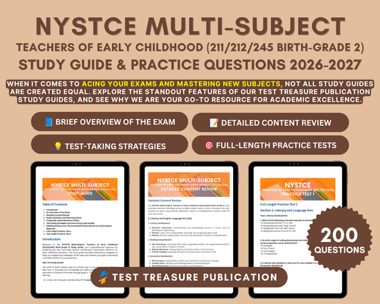 NYSTCE Multi-Subject: Teachers of Early Childhood (211/212/245 Birth-Grade 2) Study Guide 2026-2027