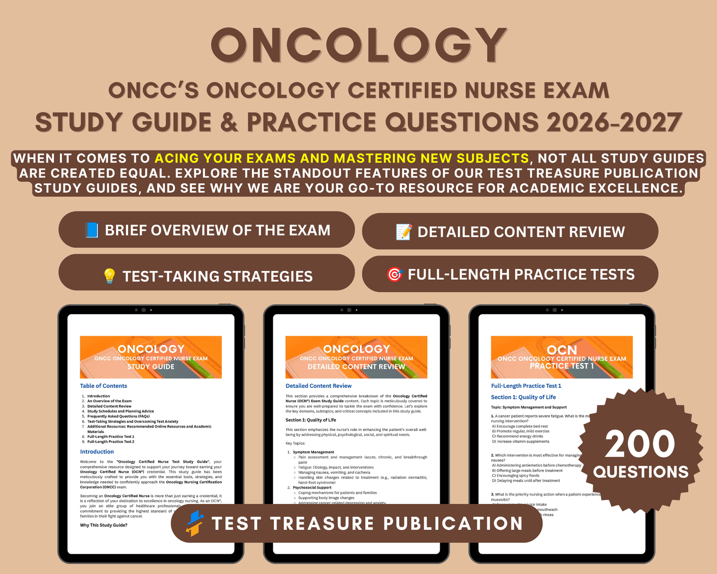 ONCC's Oncology Certified Nurse Test Study Guide 2026-2027