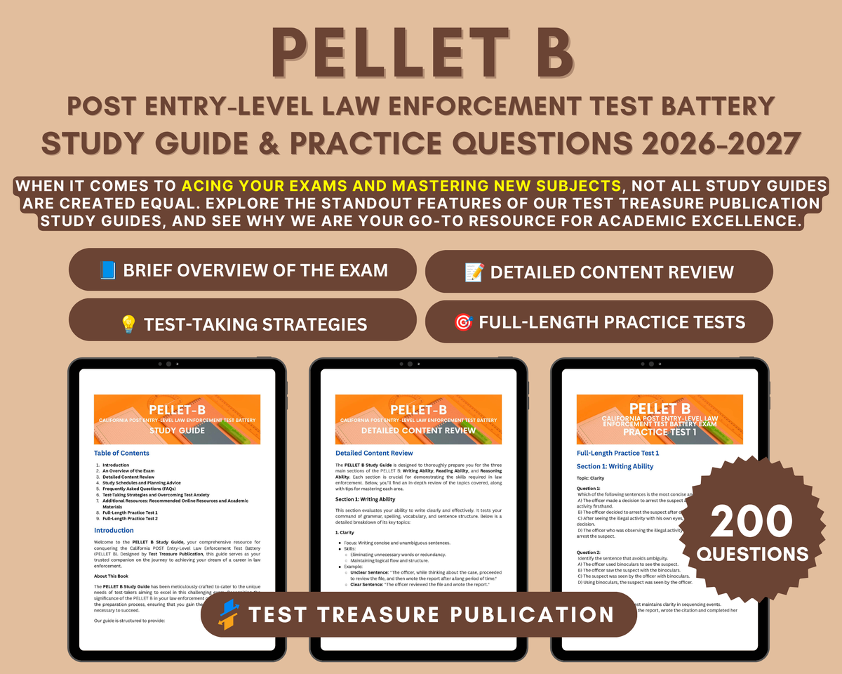 PELLET-B Study Guide 2026-2027