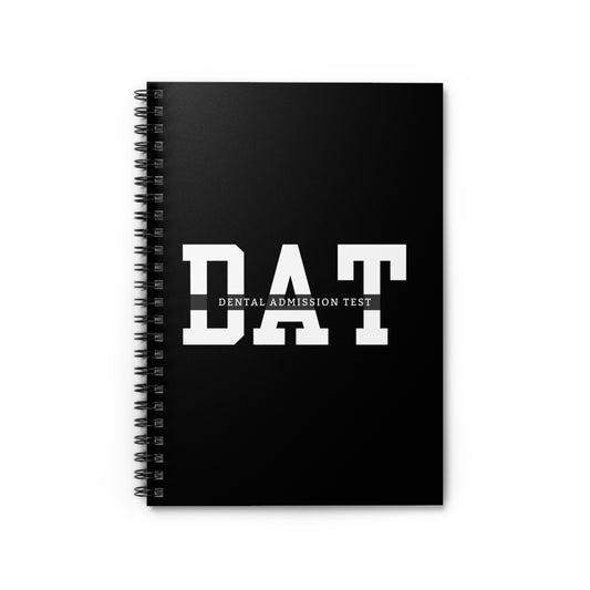DAT Exam Prep Notebook - Dental Admission Test Study Journal, Ruled Line