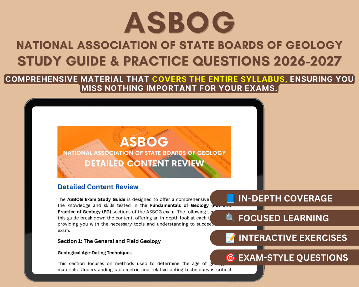 ASBOG Exam Study Guide 2026-2027