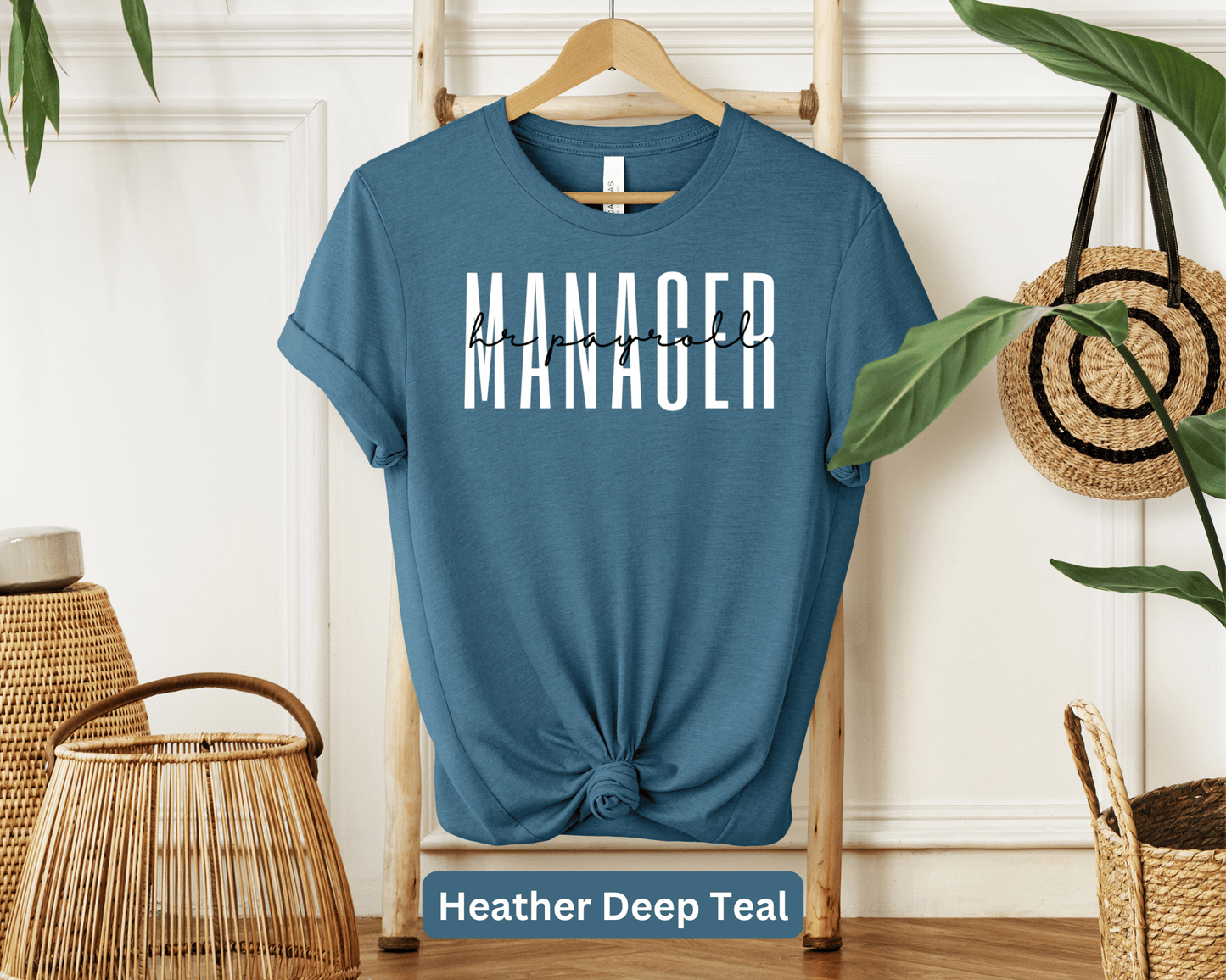 HR Payroll Manager T-Shirt: Human Resources Payroll Tee, Financial Management Shirt, Payroll Specialist Top, Employee Salary Apparel