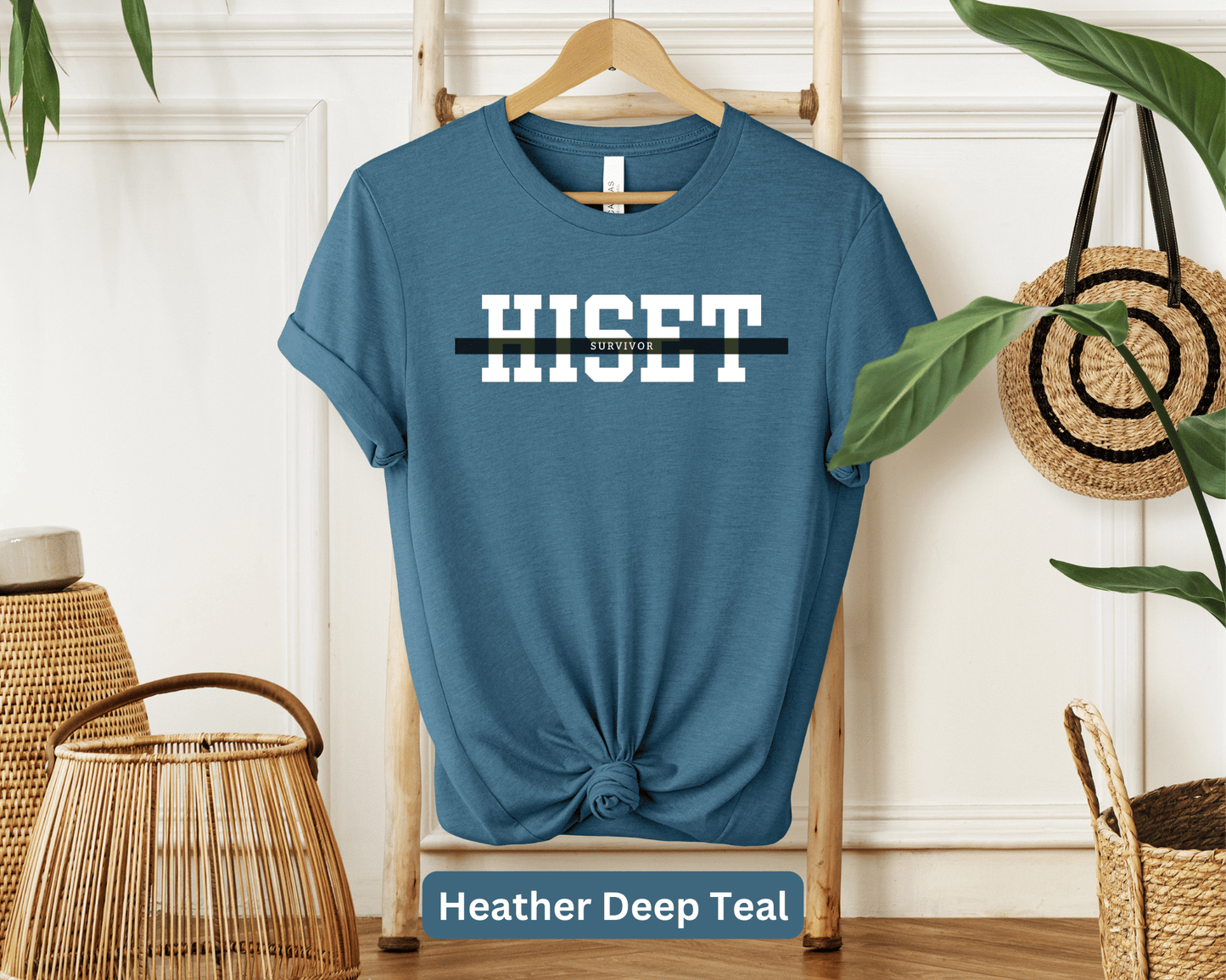 HiSET Survivor T-Shirt | High School Equivalency Test Success | GED Alternative Exam Tee | Adult Education Achievement | Graduate Gift