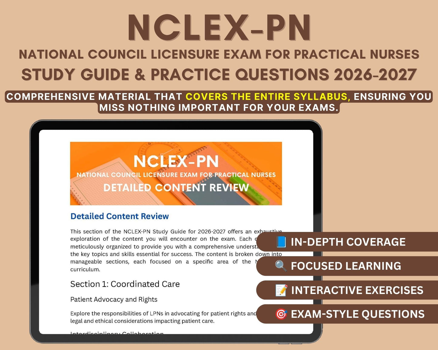 NCLEX-PN Mastery Guide 2026-2027: Your Path to Nursing Success