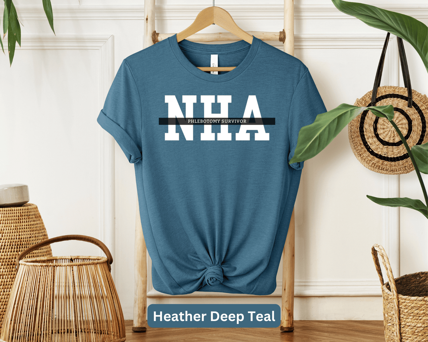 NHA Survivor T-Shirt | Nursing Home Administrator Exam Tee | Healthcare Management Success | Long-Term Care Leader Gift | Facility Director