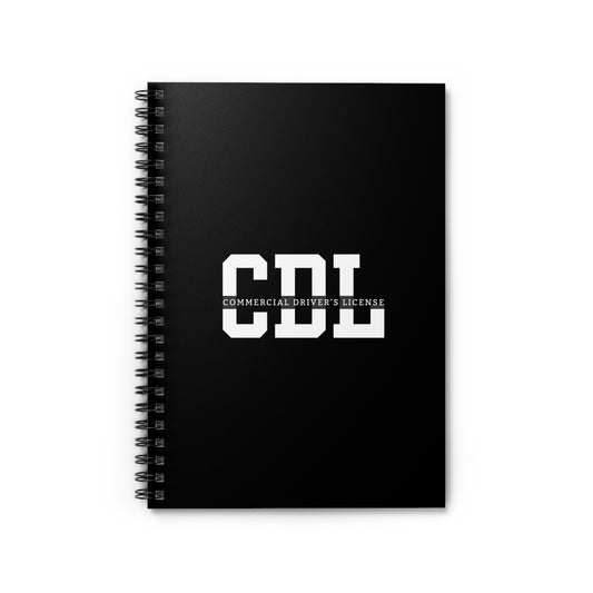 CDL Exam Prep Notebook - Commercial Driver's License Study Journal, Ruled Line