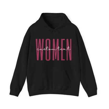 Personalized Women -  Hooded Sweatshirt