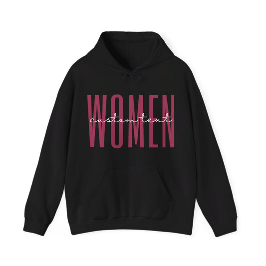Personalized Women -  Hooded Sweatshirt