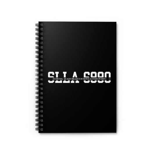 SLLA 6990 Prep Notebook - School Leaders Licensure Assessment Study Journal, Ruled Line
